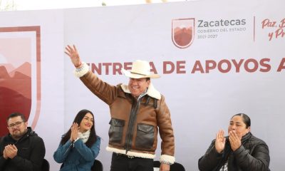 El gobernador David Monreal asegura que el 2024 será el año de la paz en Zacatecas