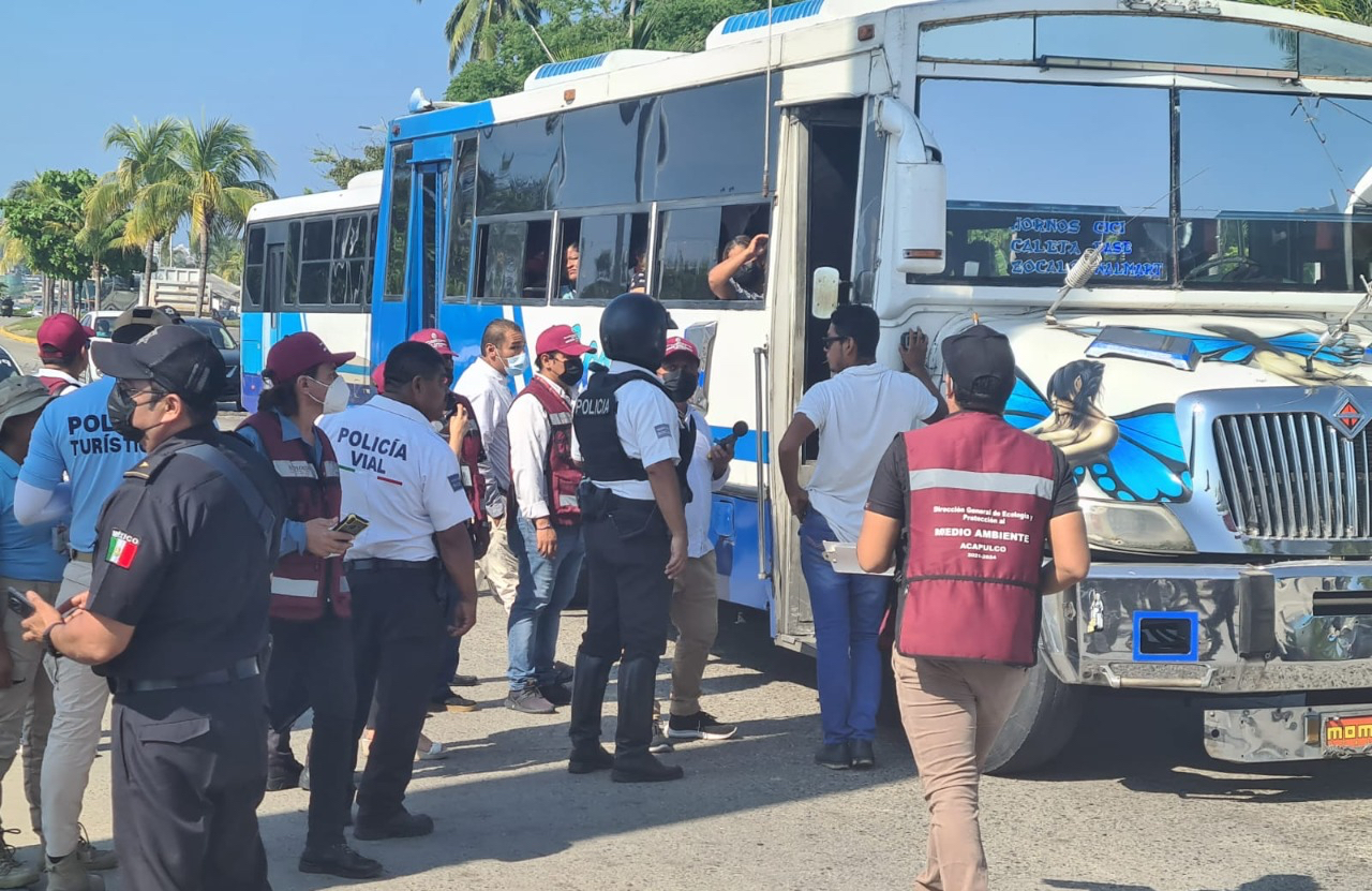 Suspensión del transporte público en Acapulco provoca que empresarios pierdan 87 mdp