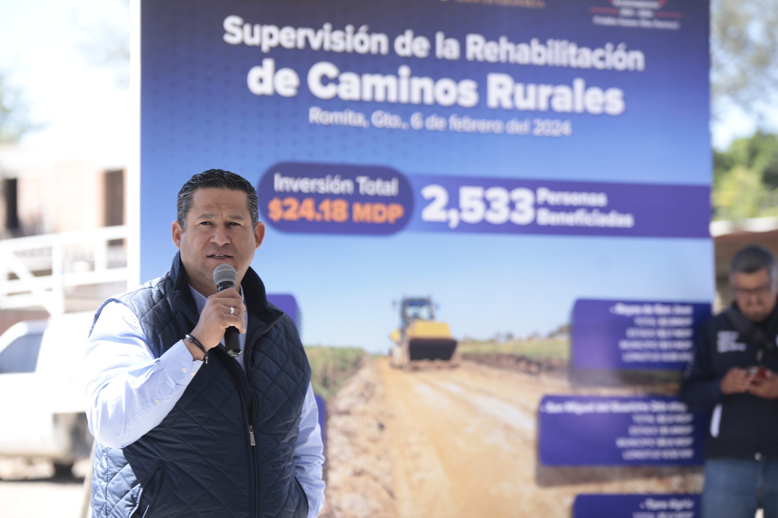 Seguiremos trabajando con el municipio de Romita para llevarle más obras: Diego Sinhue Rodríguez