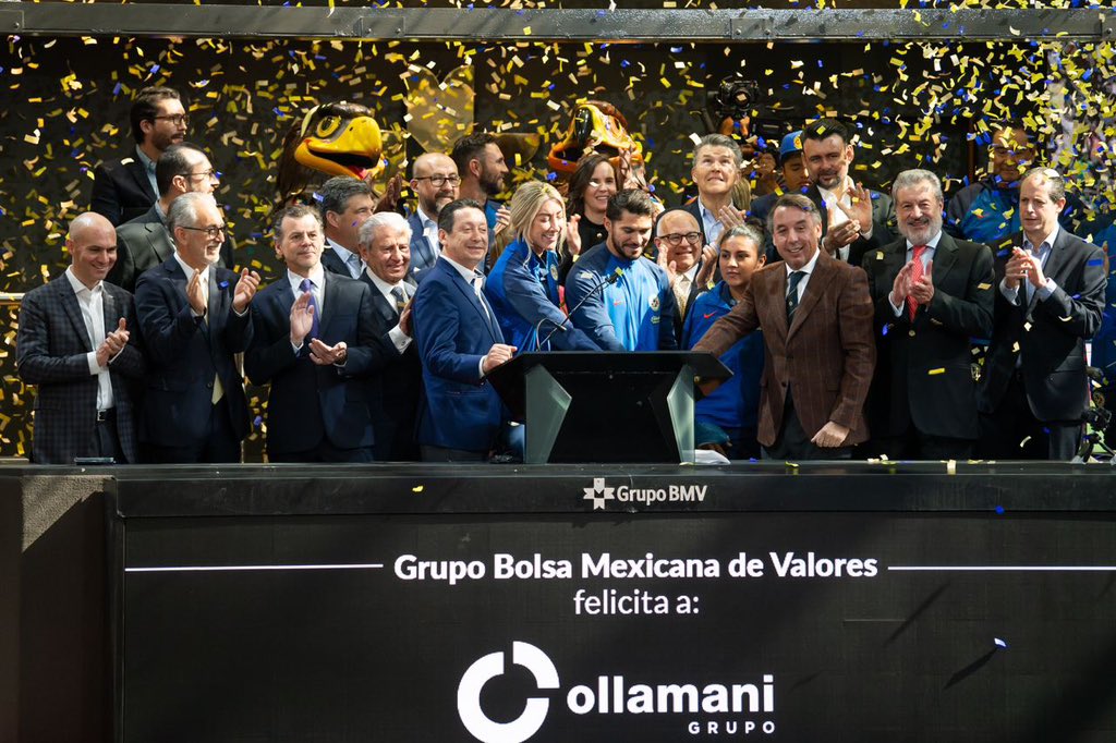 Acciones de "Águilas" de Grupo Ollamani se disparan en su debut en la Bolsa Mexicana de Valores