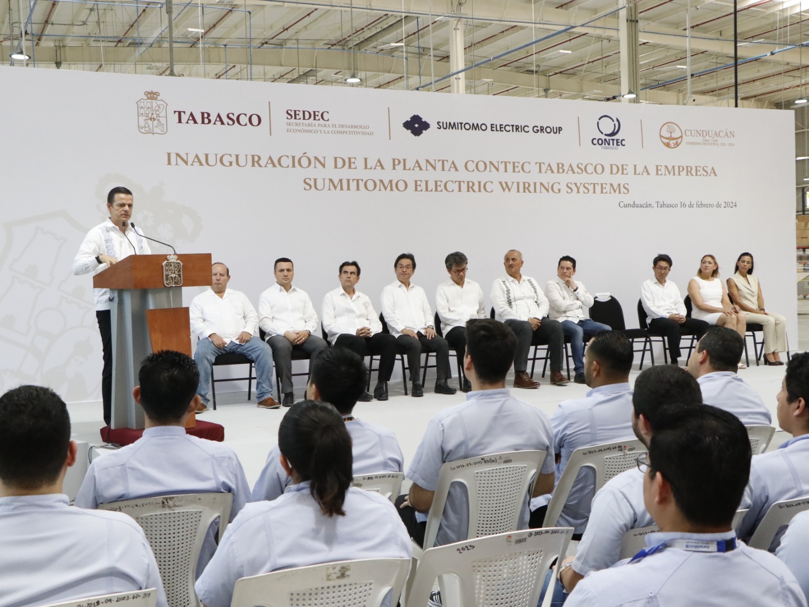 Atractivo para el nearshoring: Llega a Tabasco la planta automotriz de Sumitomo Electric Wiring Systems