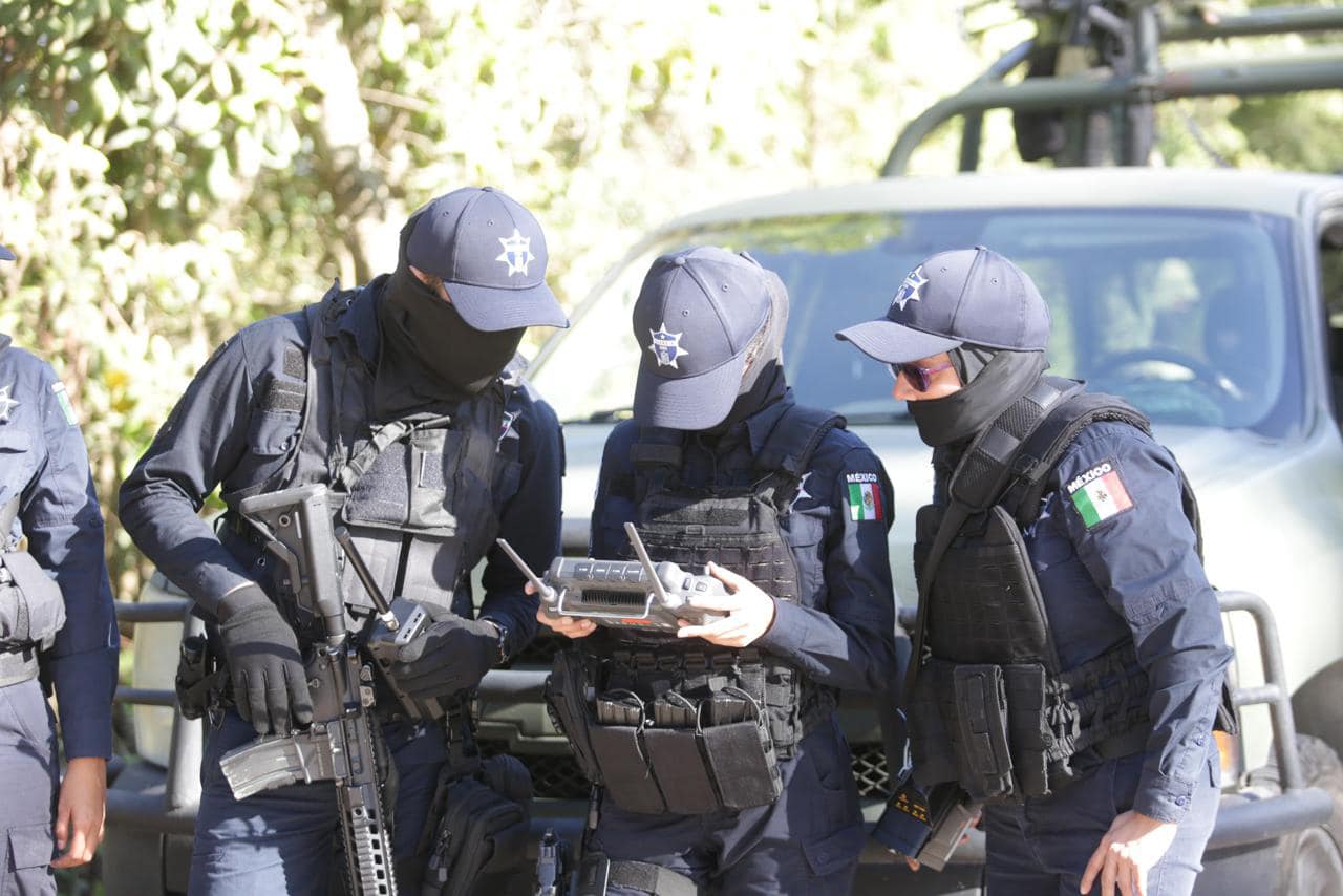 Ante ataques con minas y drones, presentan equipo antiexplosivos en Michoacán