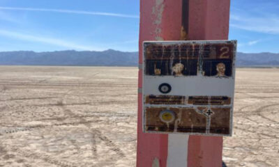 Postes de auxilio en la Laguna Salada (Baja California) están abandonados
